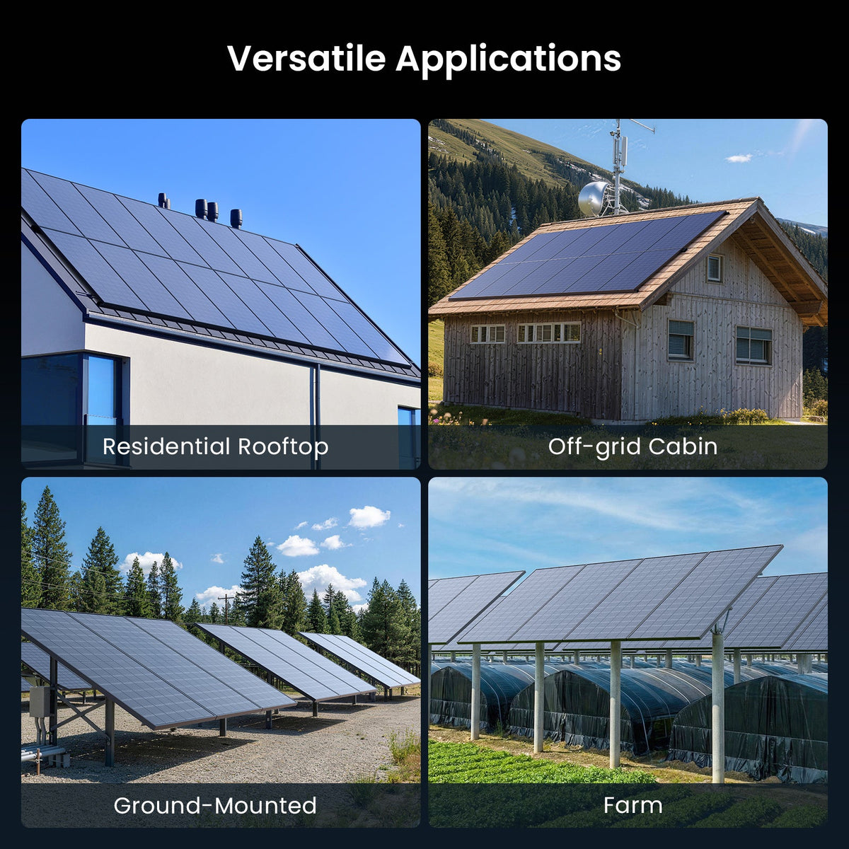 Callsun 450W N-Type bifacial solar panel — product photo 5