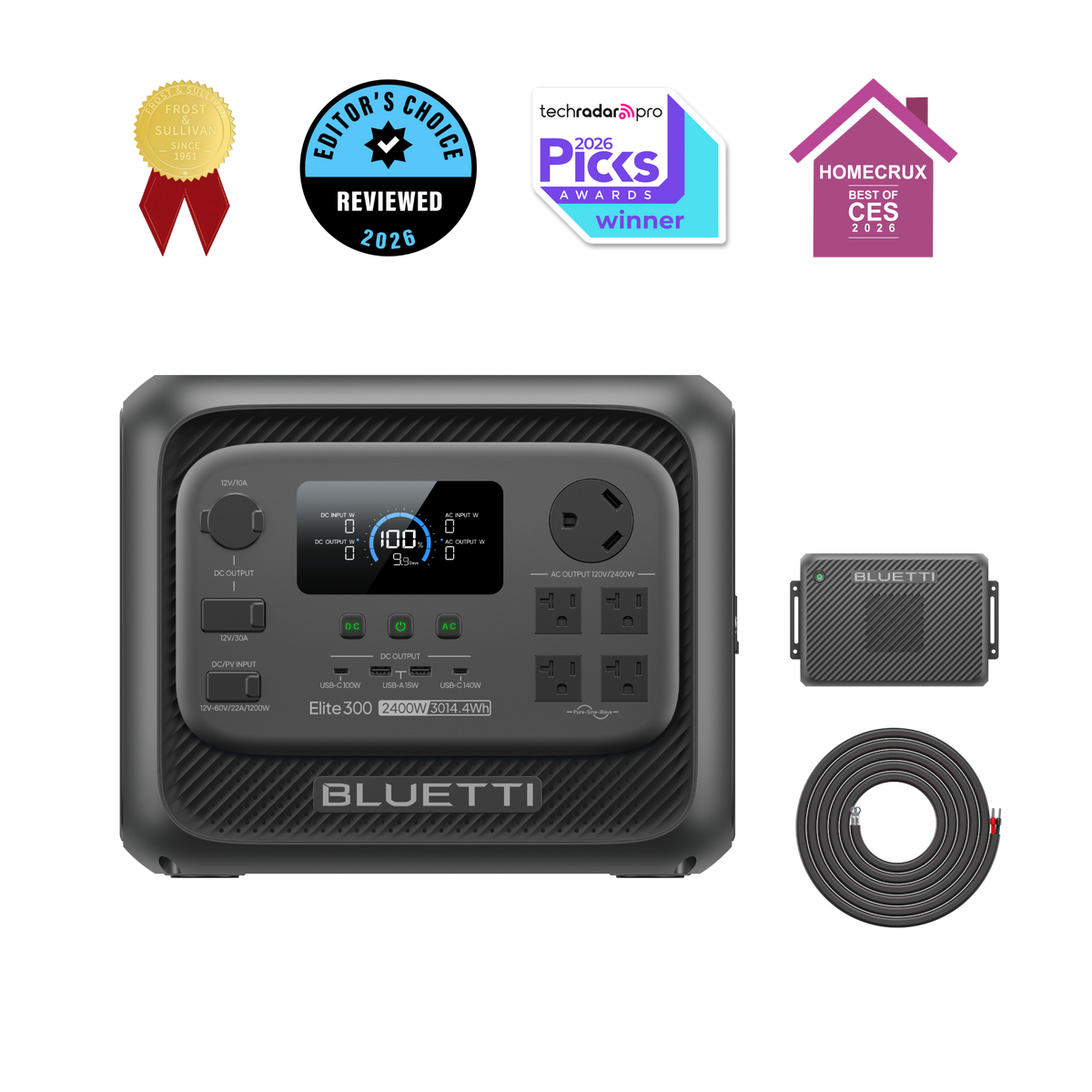 BLUETTI Elite 300 with Charger 2