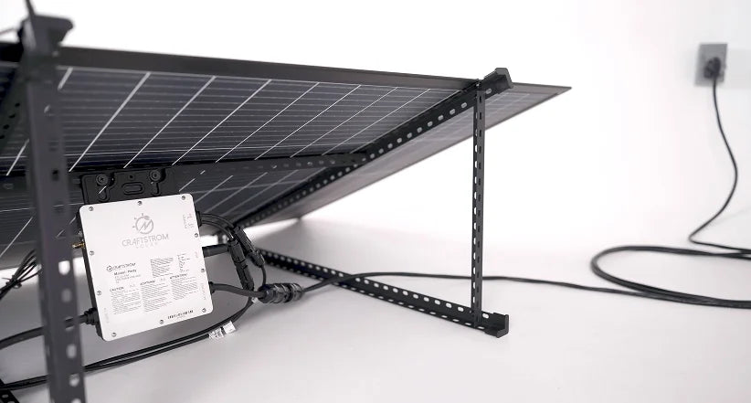 CraftStrom solar panel stand