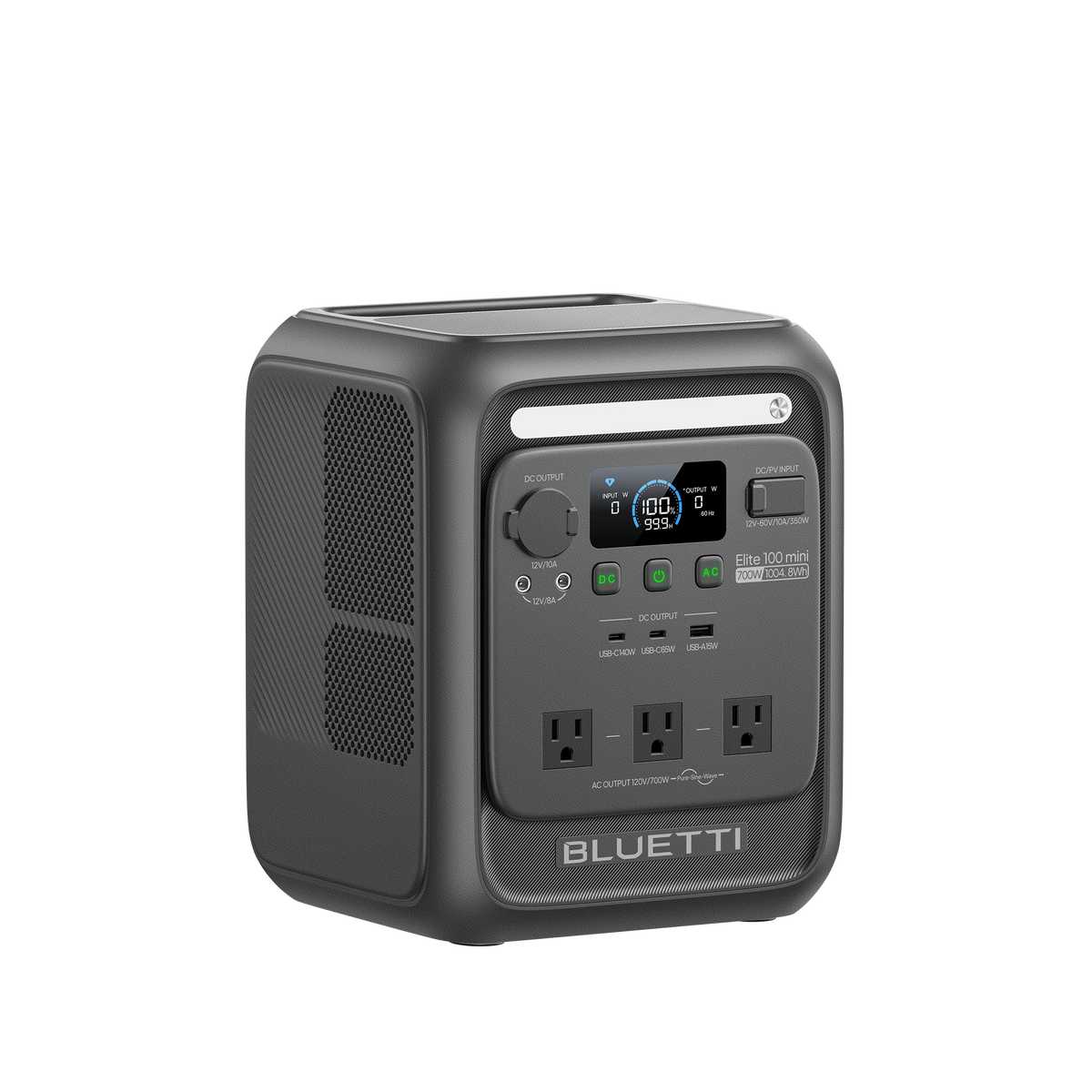 BLUETTI Elite 100 Mini rear view
