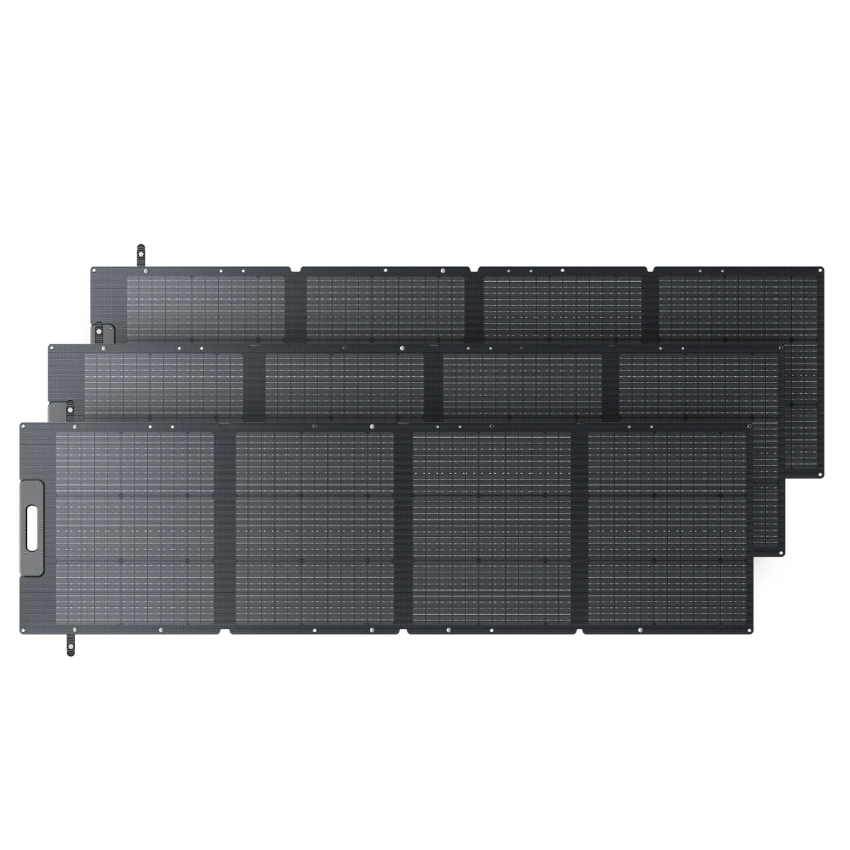 Three BLUETTI SP200L solar panels