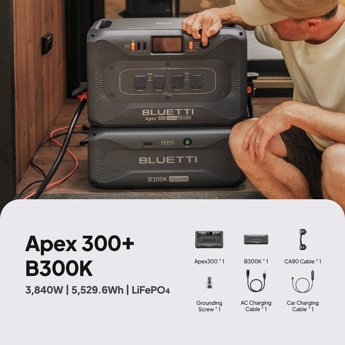 BLUETTI Apex 300 + B300K bundle