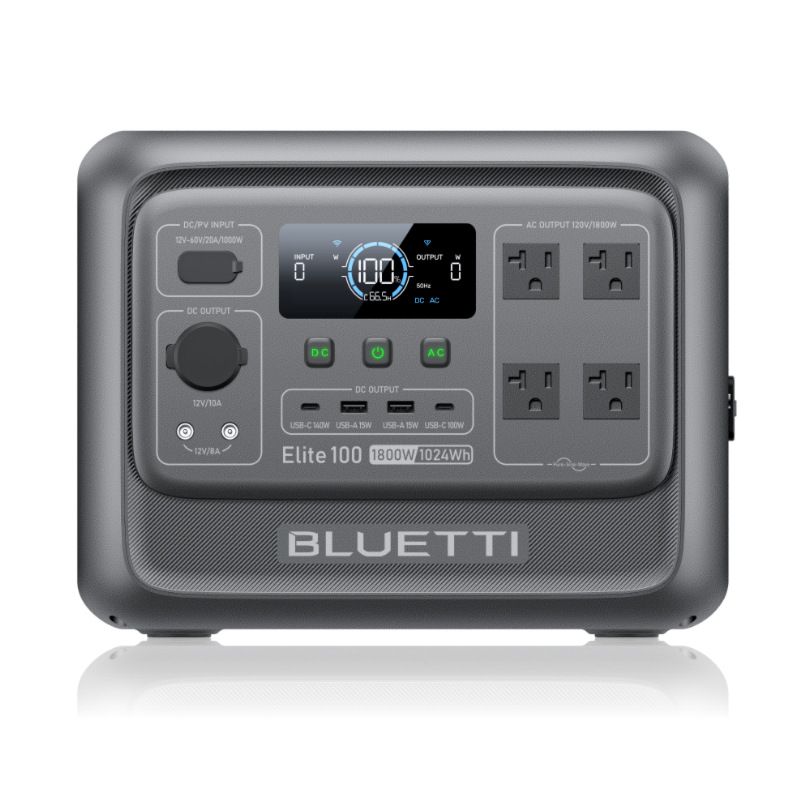 BLUETTI Elite 100 V2 side view