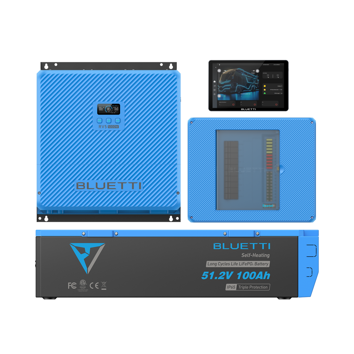 BLUETTI RV5, B4810, ePanel and ePad