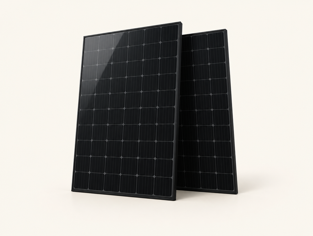 Two new all-black solar panels